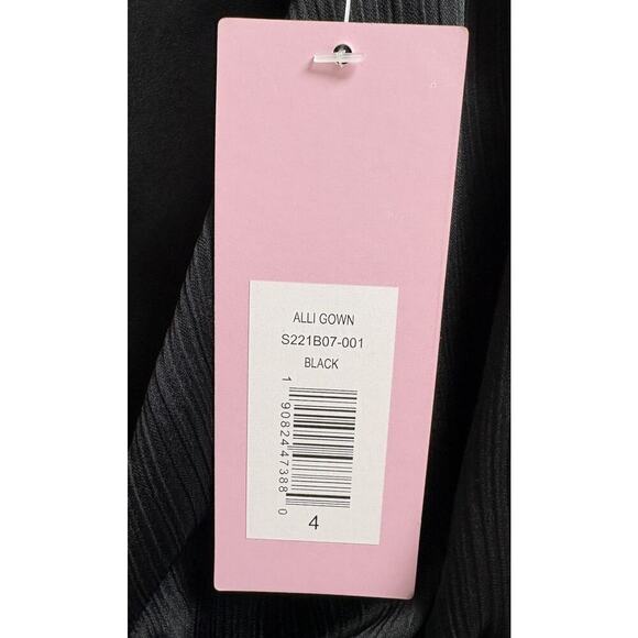 Sachin and Babi Alli Gown Size 4 Black - Picture 7 of 7